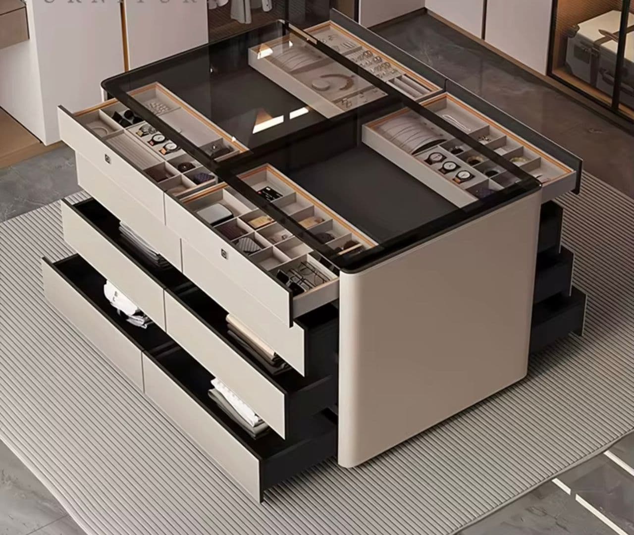 SMART DISPLAY CABINET WITH BIOMETRIC