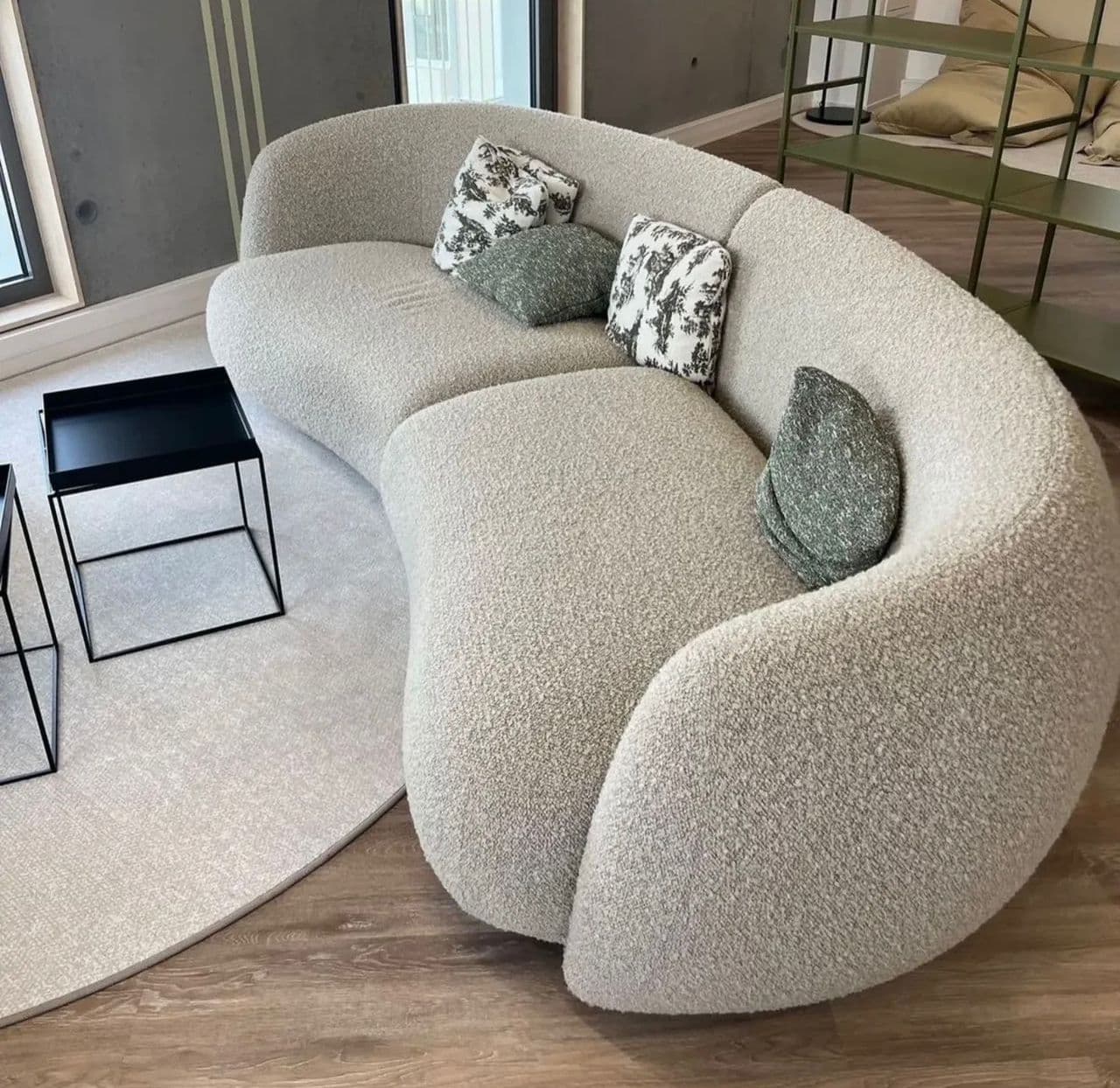 STANDARD 4 SEATER CURVED SOFA