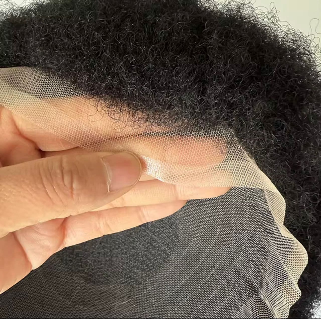 TOUPE MEN HUMAN HAIR