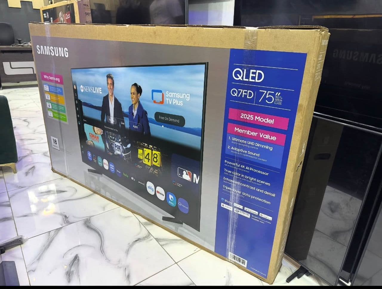 75 SAMSUNG QLED TV
