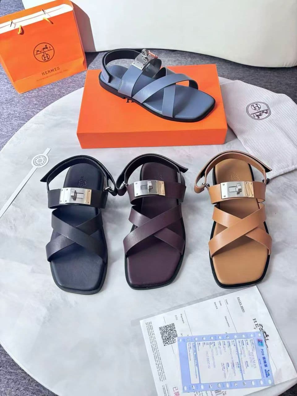 HERMS SANDALS FOR MEN